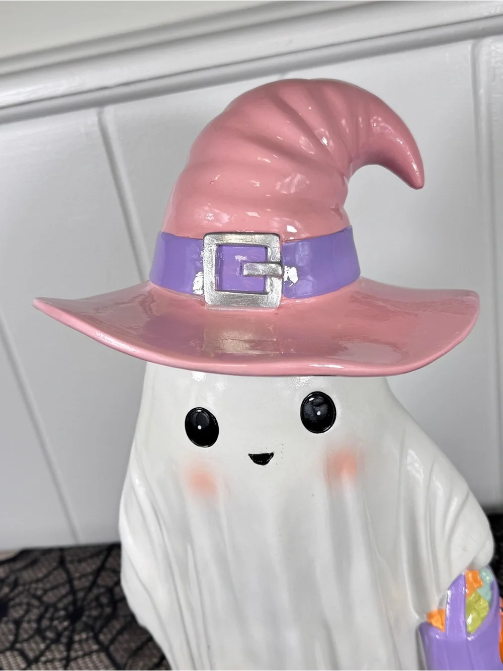 NEW Trick-or-Treat Witch Ghost Halloween Figurine